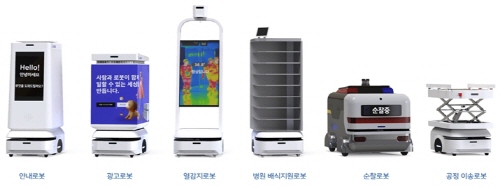 자율주행 로봇에 활용되는 종류. 